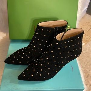 Kate Spade suede studded bootie 8.5